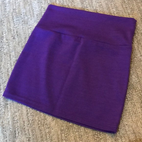 Purple Body Con Skirt - Picture 1 of 1
